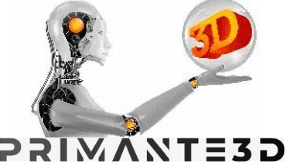 Logo of Primante 3D, a French media dedicated to 3D printing news